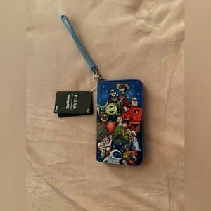 Loungefly Pixar Couples Wristlet Wallet